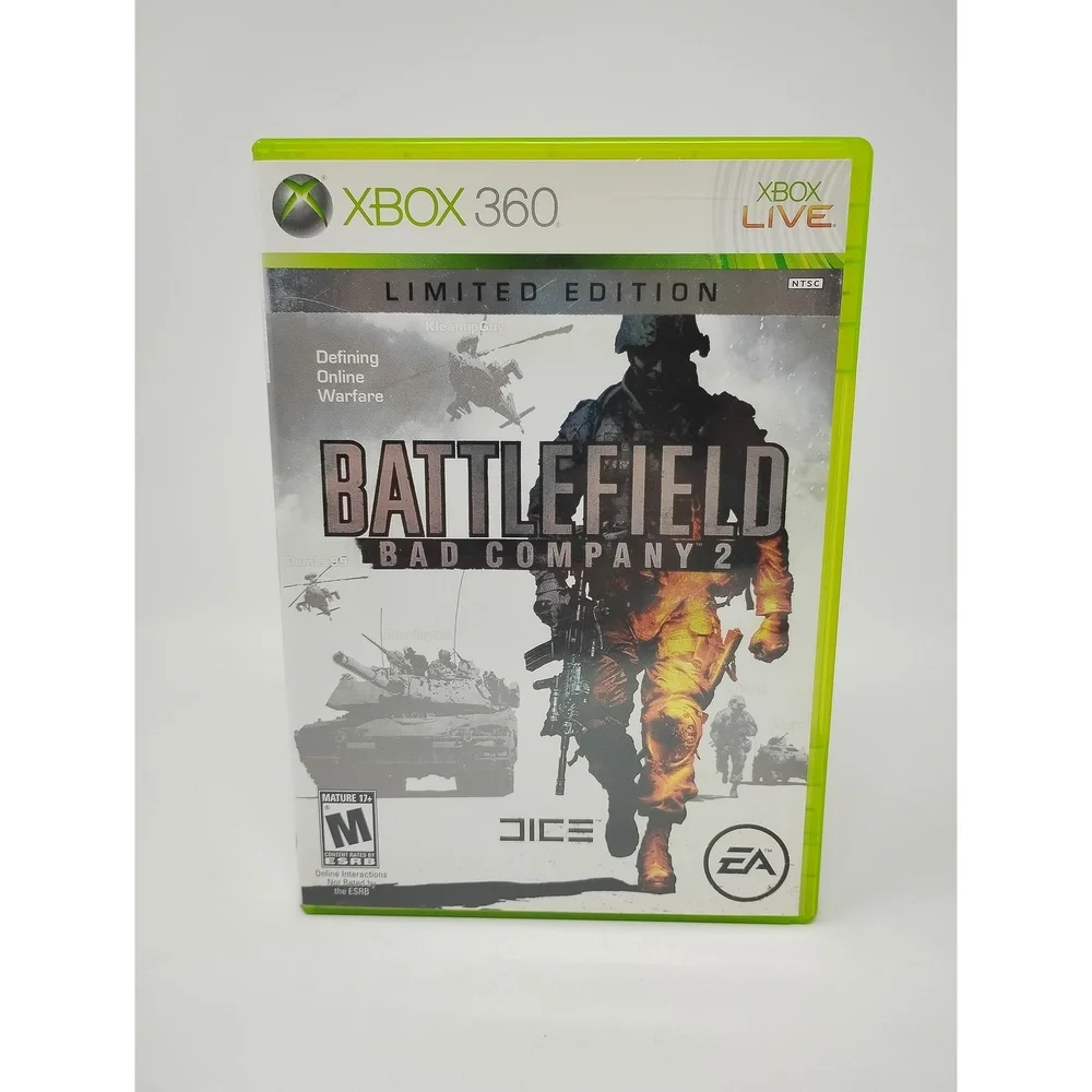 Battlefield Bad Company 2 Limited Edition Xbox 360 Game Military FPS Tactical
